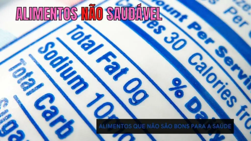  alimentos não saudáveis - Sal