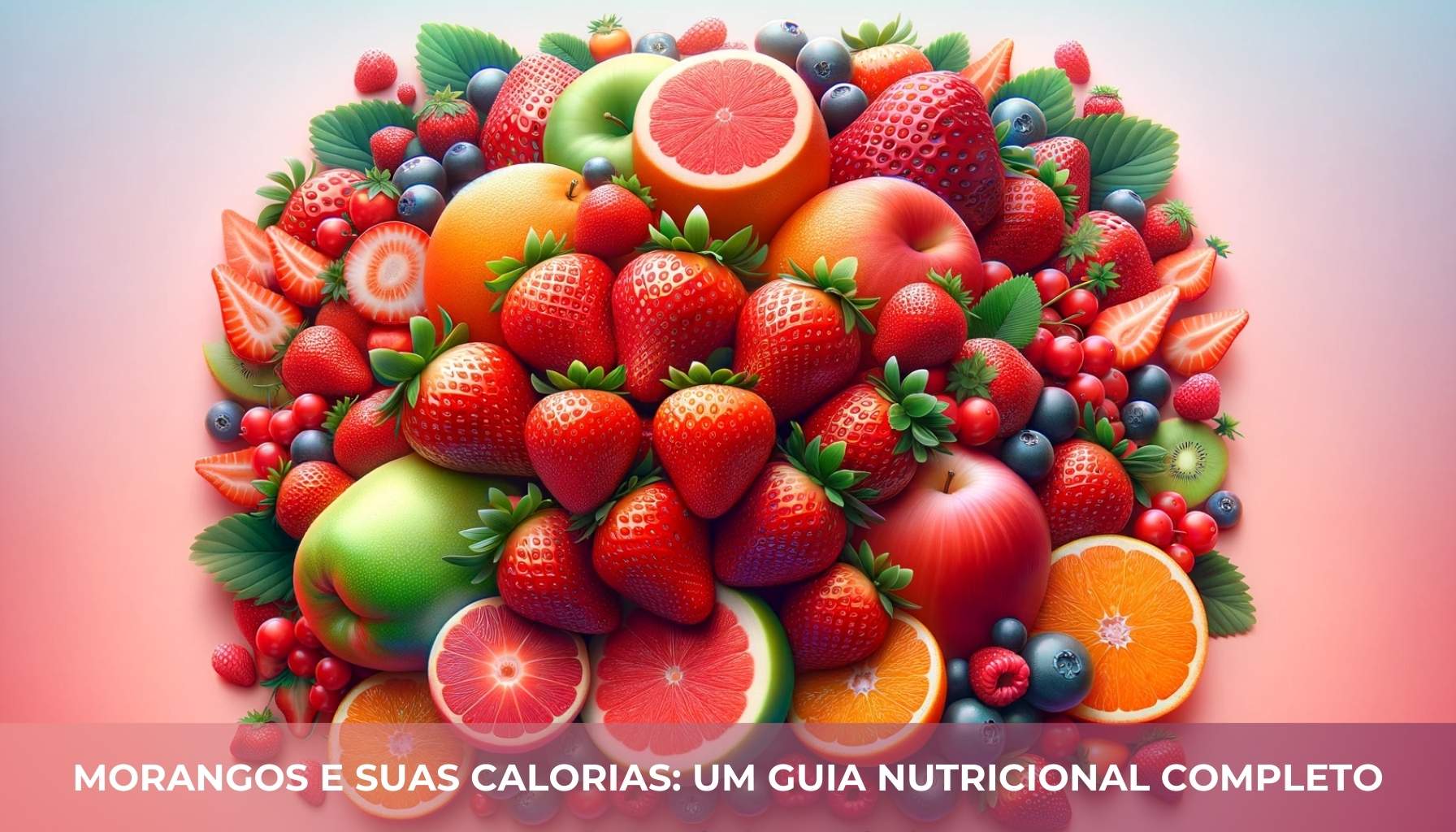 quantas calorias tem 100g de morango