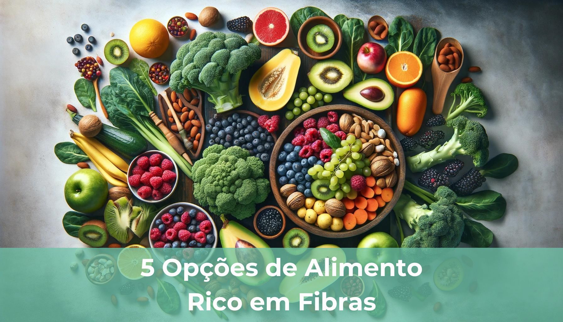 5 Opções de Alimento Rico em Fibras