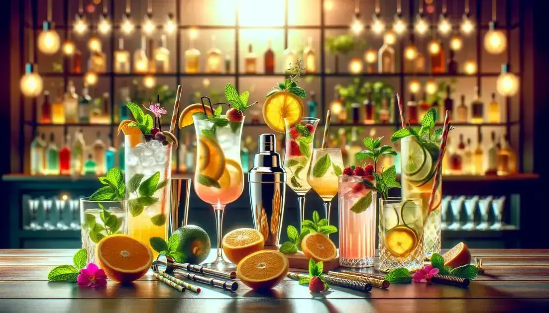 Dicas de Apresentação para Drinks Sem Álcool