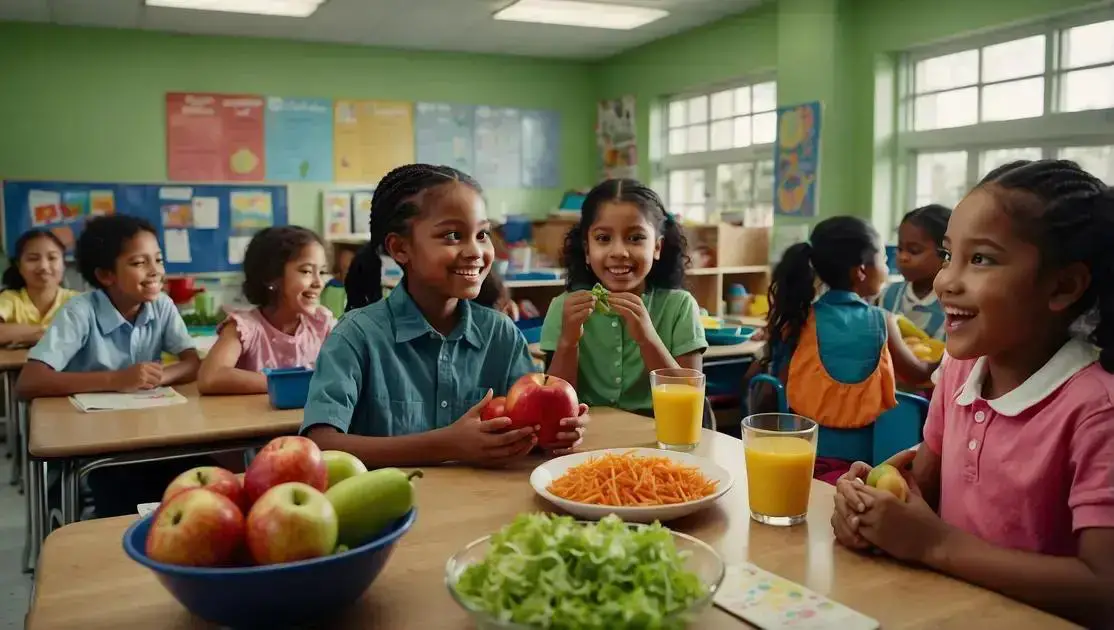 Como criar um ambiente escolar que promova a saúde alimentar