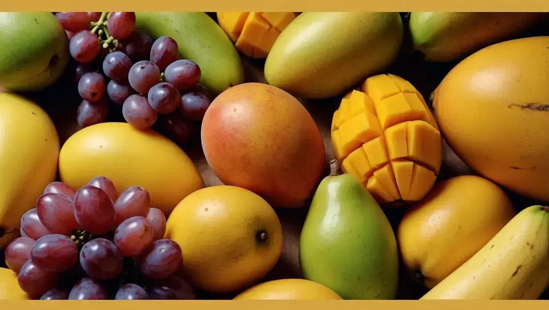 Frutas com muito açúcar para evitar em dietas restritivas