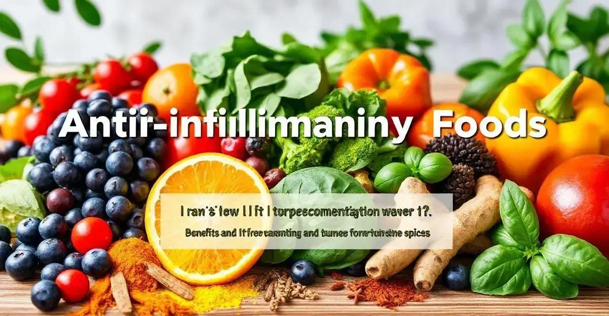 Benefícios dos alimentos anti-inflamatórios