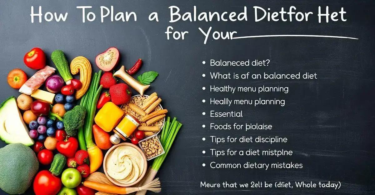 Como Planejar uma Alimentação Balanceada para Sua Saúde