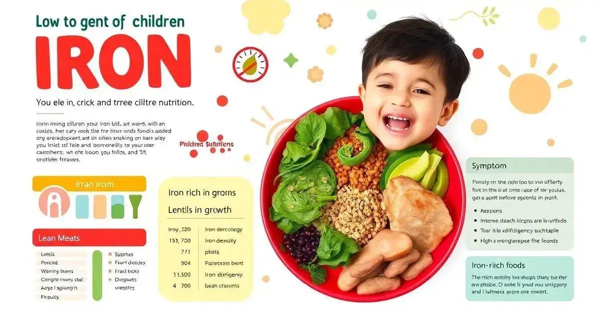 Dicas para incluir ferro na dieta infantil