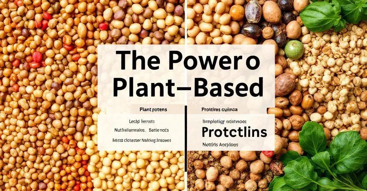 Fontes ricas em proteínas vegetais