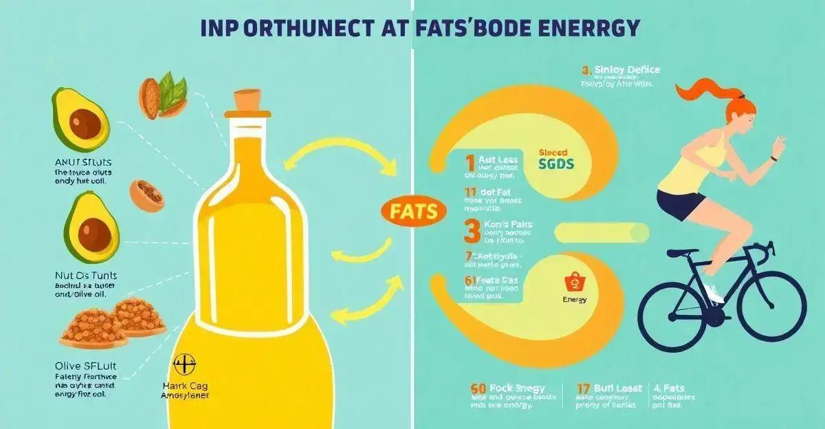 O impacto das gorduras na energia do corpo