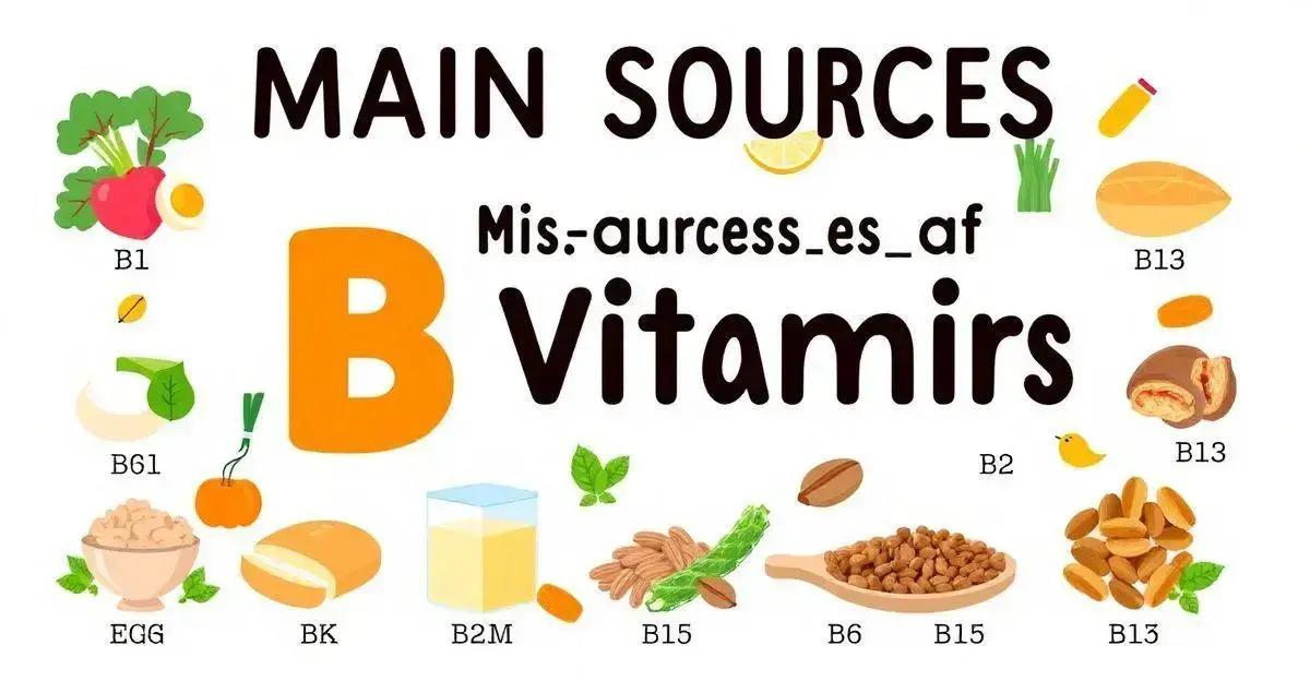 Principais fontes de vitaminas do complexo B: Descubra tudo!