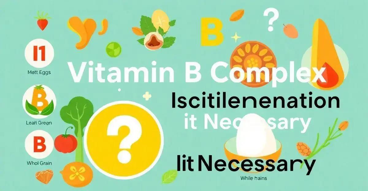 Suplementação de vitaminas do complexo B: é necessário?