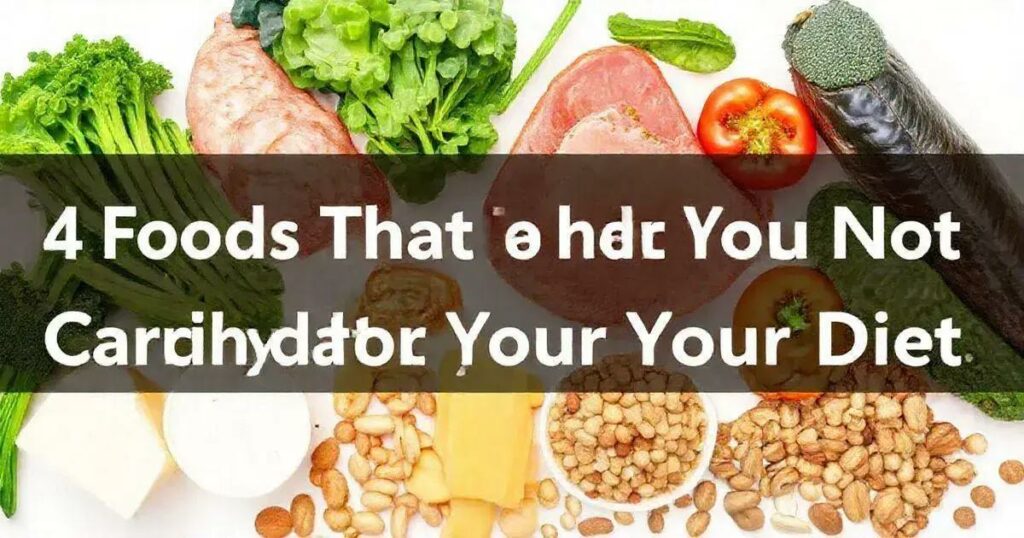 4 Alimentos que Não São Carboidratos para sua Dieta