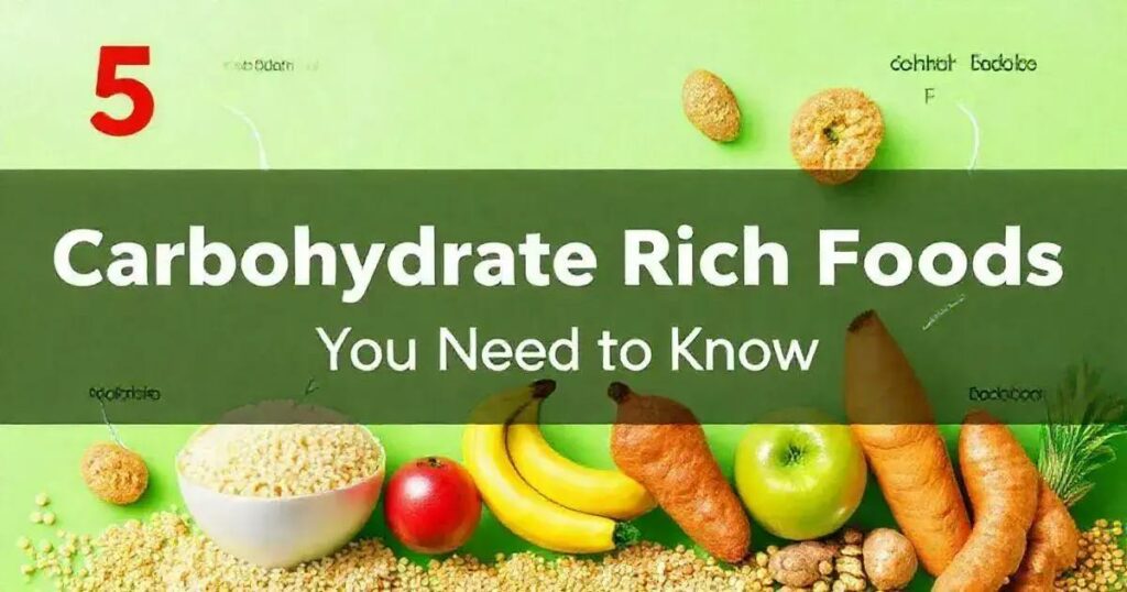 5 Alimentos Ricos em Carboidratos que Você Precisa Conhecer