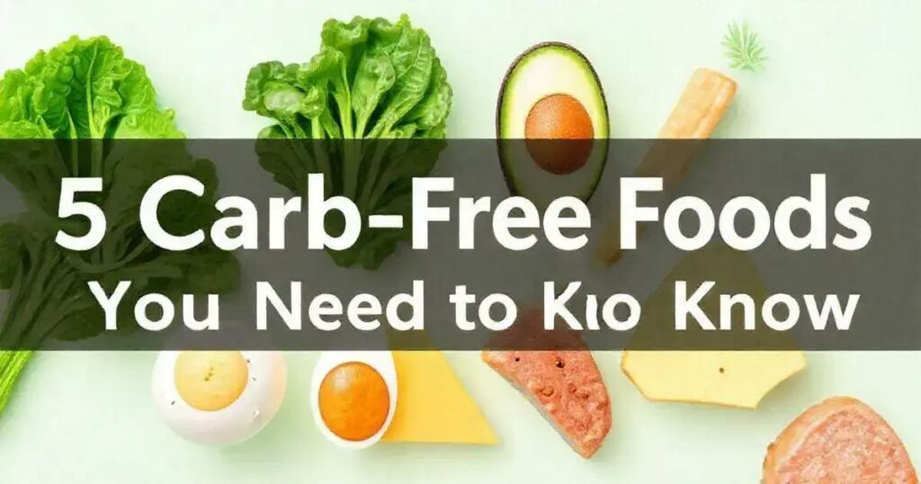 5 Alimentos Sem Carboidratos que Você Precisa Conhecer