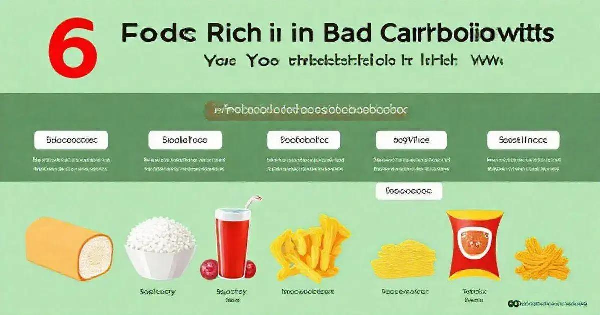 6 Alimentos Ricos em Carboidratos Ruins que Você Deve Evitar