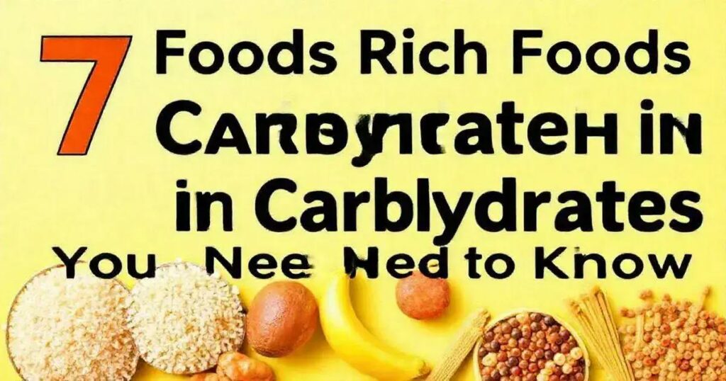 7 Alimentos Ricos em Carboidrato que Você Precisa Conhecer