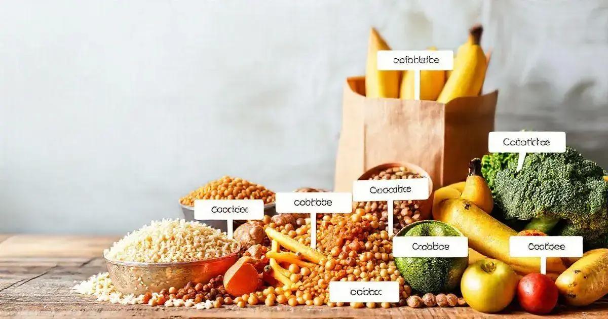 Alimentos ricos em carboidratos complexos