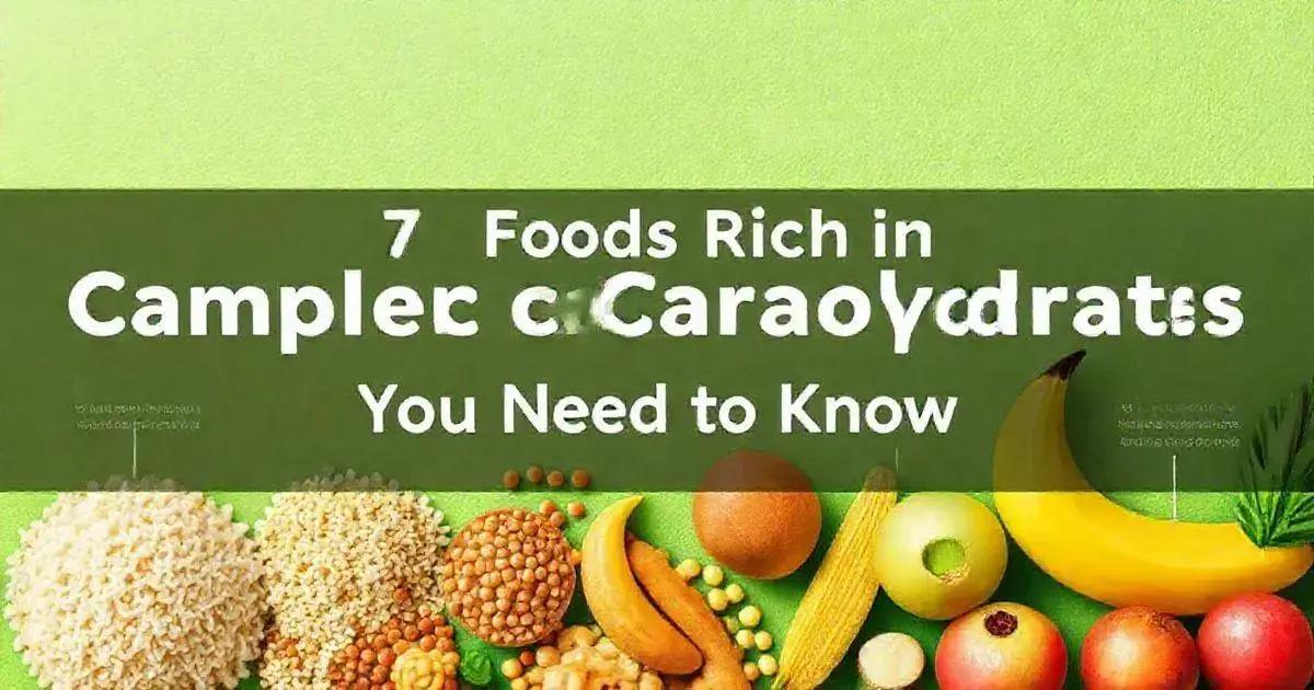 Alimentos ricos em carboidratos complexos
