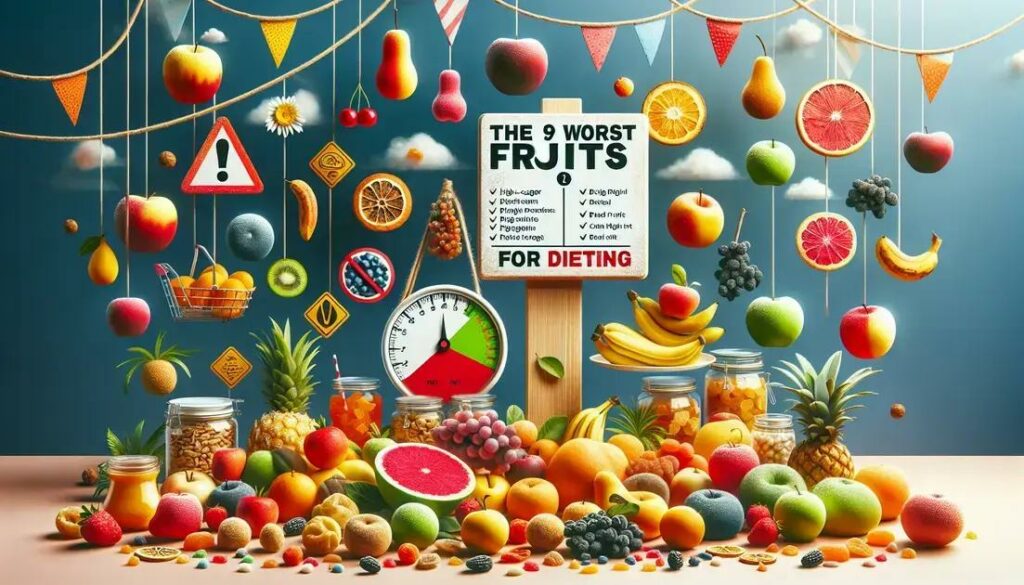 As 9 Piores Frutas para Dieta: O Que Evitar na Sua Alimentação