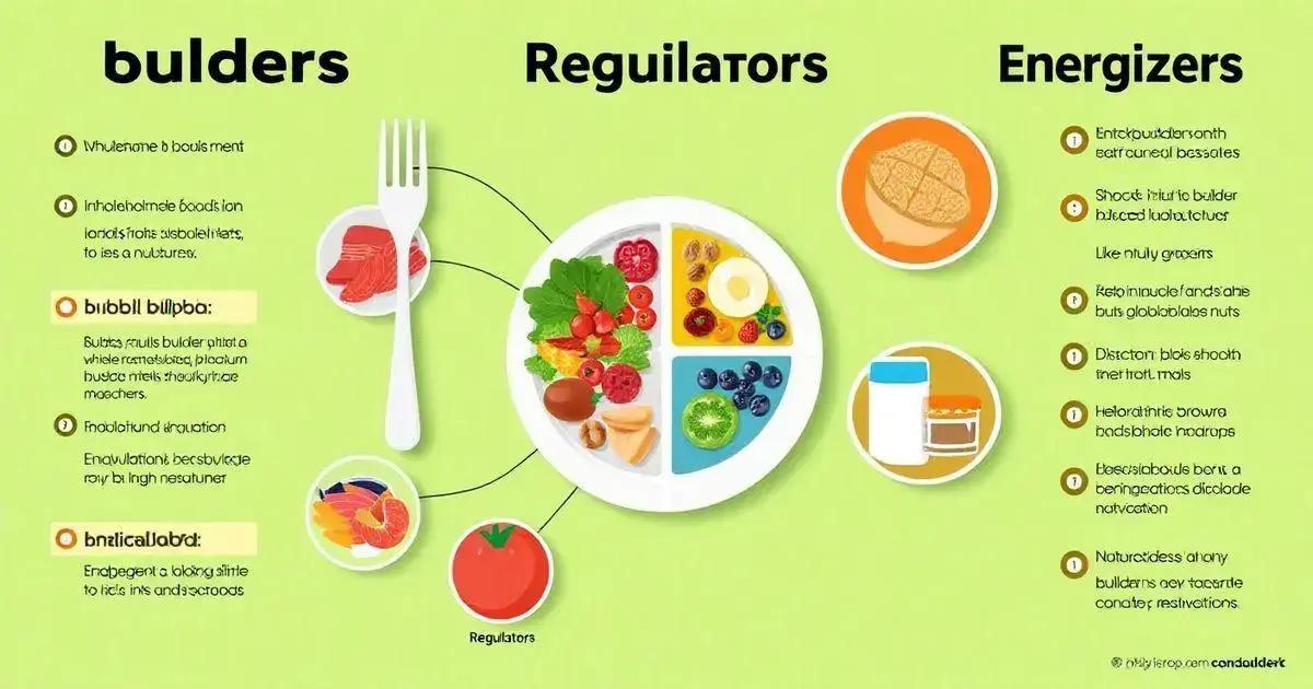 Descubra os Alimentos Construtores, Reguladores e Energéticos: O que Você Precisa Saber