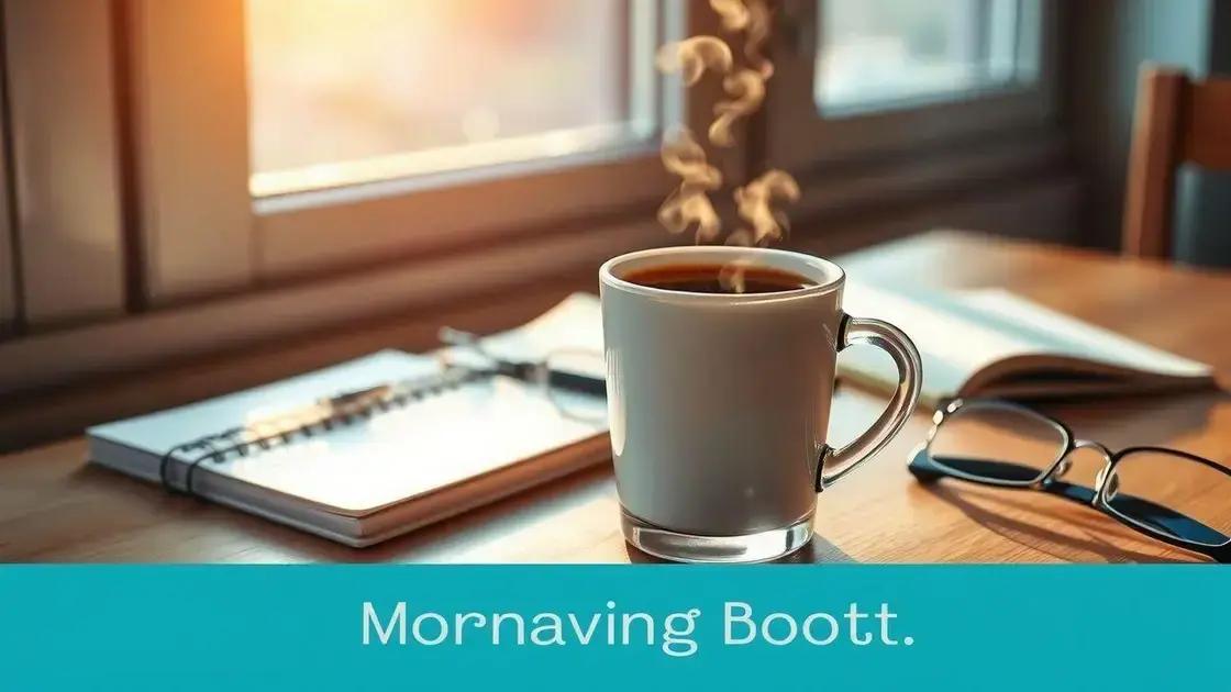 benefícios do café para a saúde matinal