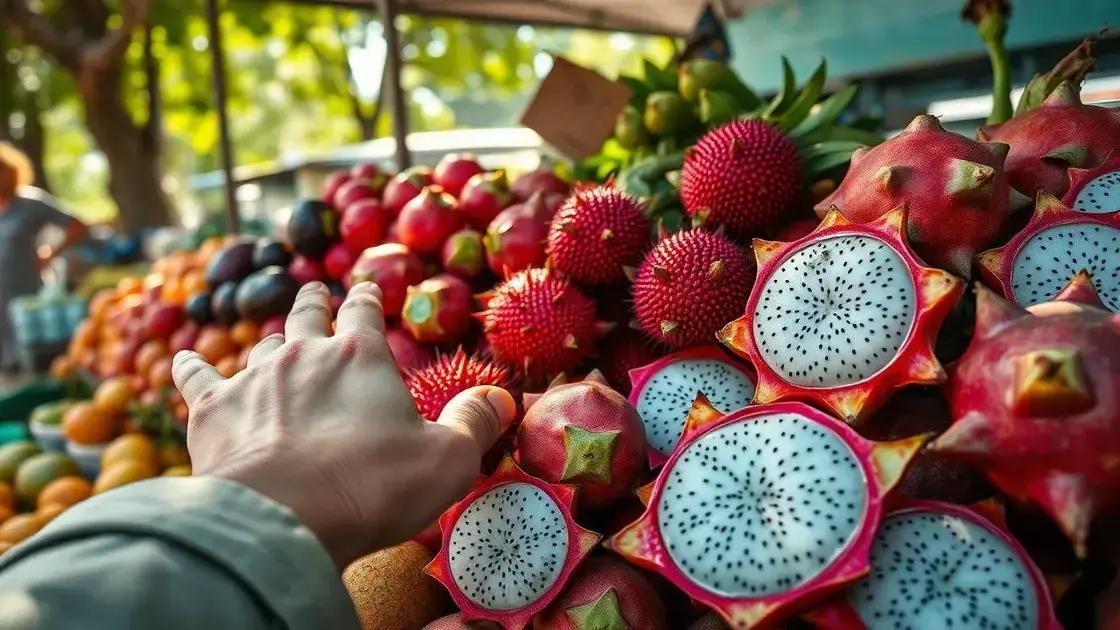 Dicas para escolher frutas exóticas com sabor peculiar Dicas para escolher frutas exóticas com sabor peculiar