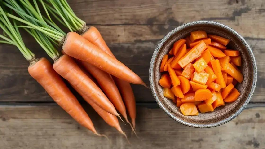 diferenças entre cenoura crua e cozida no teor de carboidratos diferenças entre cenoura crua e cozida no teor de carboidratos