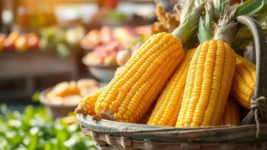 milho é carbo: entenda seu papel energético e impacto na dieta